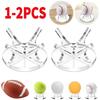 Acrylic Small Ball Stand Holder Clear Sport Ball Display Rack Ball Display Holder for Baseball Golf Softball Tennis Ball Spheres
