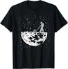 Funny Astronaut Tee Moon Mowing Gardening Spaceman Galaxy Gift Unisex T-Shirt Mens Womens Tees Top