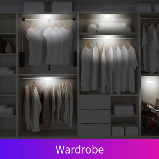 Auto LED světlo 7 barev měnící voděodolné proti poškrábání Mini velikost dobíjecí, dotykové ovládání, automatické vnitřní LED světlo