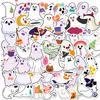 50 Cartoon Halloween Kleiner Geist Graffiti Aufkleber Personalisierte Dekoration Gitarre Laptop Handy DIY