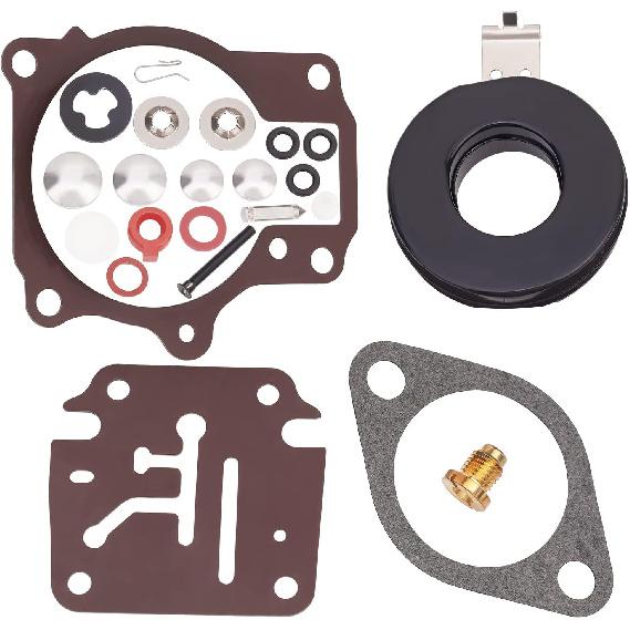 

AHL 3Pack Carburetor Rebuild Kit With Float for Johnson Evinrude 396701 392061 398729 18 20 25 28 30 35 40 45 48 50 55 60 65 70 75 HP Outboard Motors 1Pcs