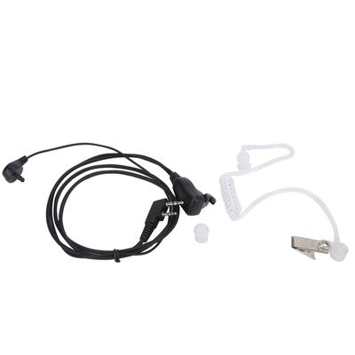 Walkie-Talkie Ohrhörer Langlebiges Geräuschunterdrückendes Headset mit Ohrstöpsel Luftkanal für Baofeng UV5R