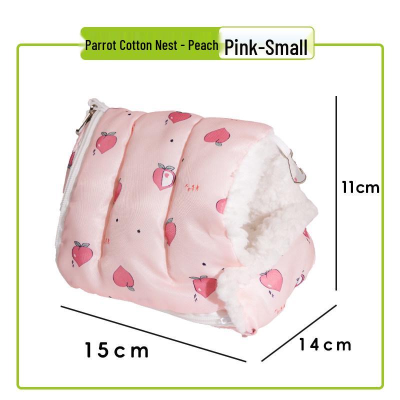 Parrot Winter Cozy Sleeping Nest for Small Pets: Flower Branch Design for Warmth and Comfort