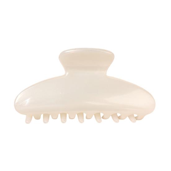 Hair Claw for Women, Semi-Transparent Pearlescent Tones Hair Clip, Large Size Back Head Hair Claw for Thick Long Hair