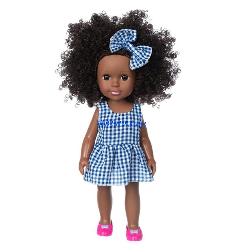 Q0Kb Simulation African Doll Fashion Black Doll Life Like Reborns That Looks Real