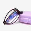 New Reading Glasses Men Women Progressive Presbyopic Eyewear Portable Folding Anti-Blue Light Multifocal Bifocal Eyeglasses +1.0