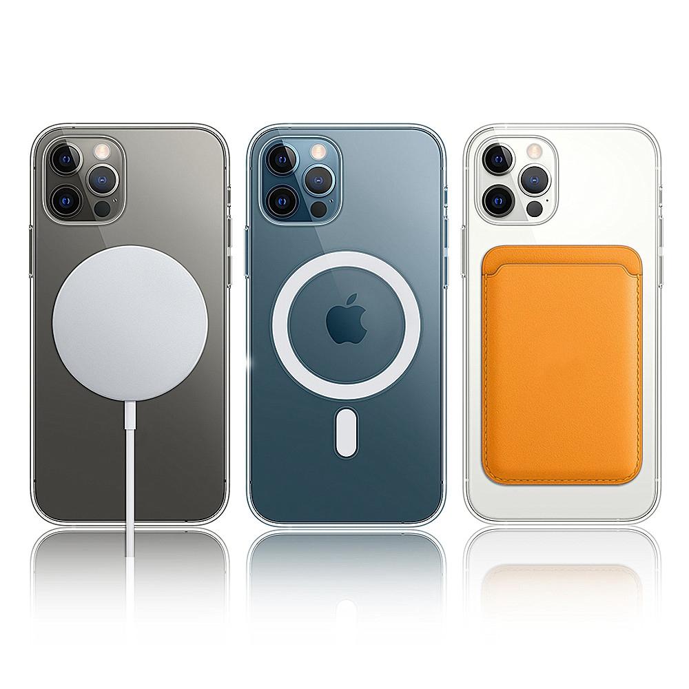 For iPhone 14 Pro 6.1 Inch Compatible with MagSafe Clear Phone Case Wear-resistant Acrylic+TPU Hybrid Cover with Magnetic Charging Function