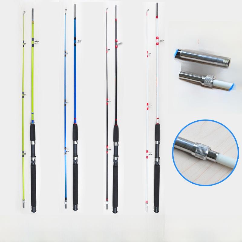 Ultra Hard Glass Steel Fishing Rod Sea Fishing Gear Straight Handle Anchor Rod Boat Shore Kayak Lake River Stream
