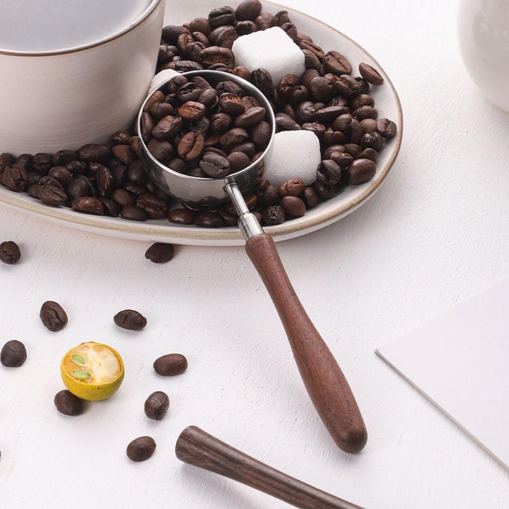 Long Handle Coffee Bean Measuring Cups 30ML Coffee Sugar Scoop  Baking Accessories