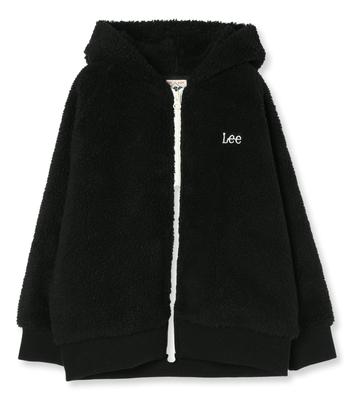 Lee Black Big Back Logo Boa Zip Hoodie Kids' (Sizes 100-150cm)