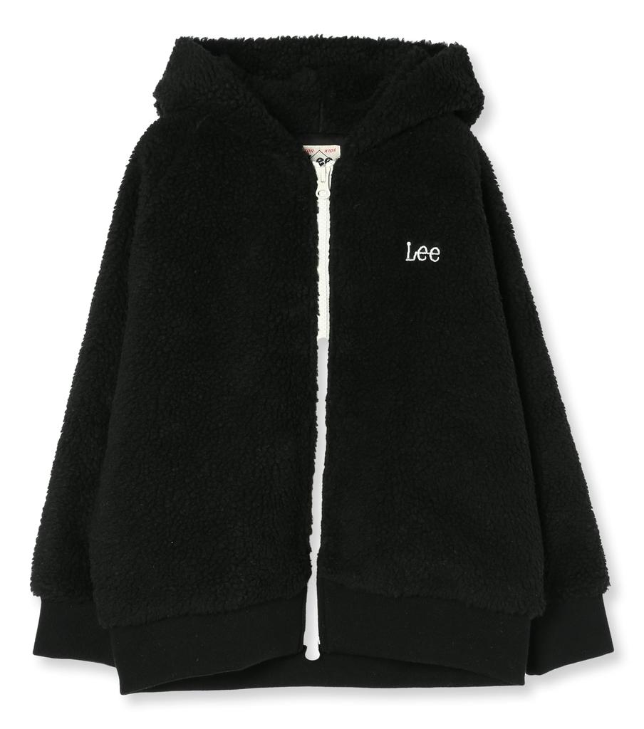 Lee Black Big Back Logo Boa Zip Hoodie Kids' (Sizes 100-150cm)