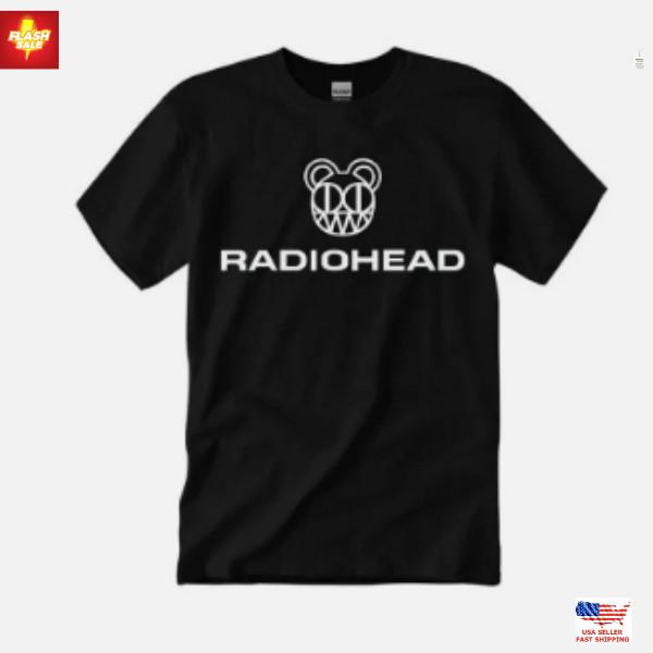 New Radiohead 90s Rock Band T-Shirt Unisex Tee All Size Ship the next day Unisex T-Shirt S