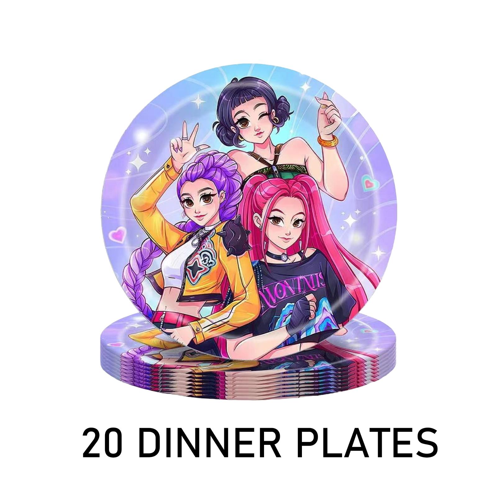 

Тарелка для украшения торта Набор праздничных принадлежностей Украшение на день рождения Подходит для мальчиков и девочек Тематическая вечеринка One Size