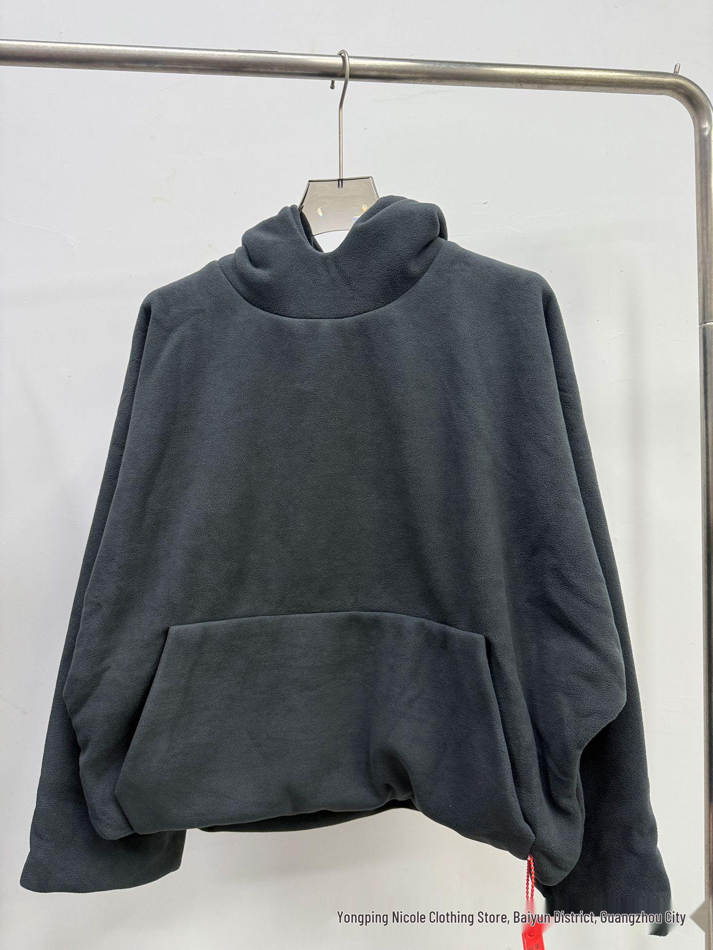 Двухслойная двусторонняя флисовая толстовка KANYE YZ L