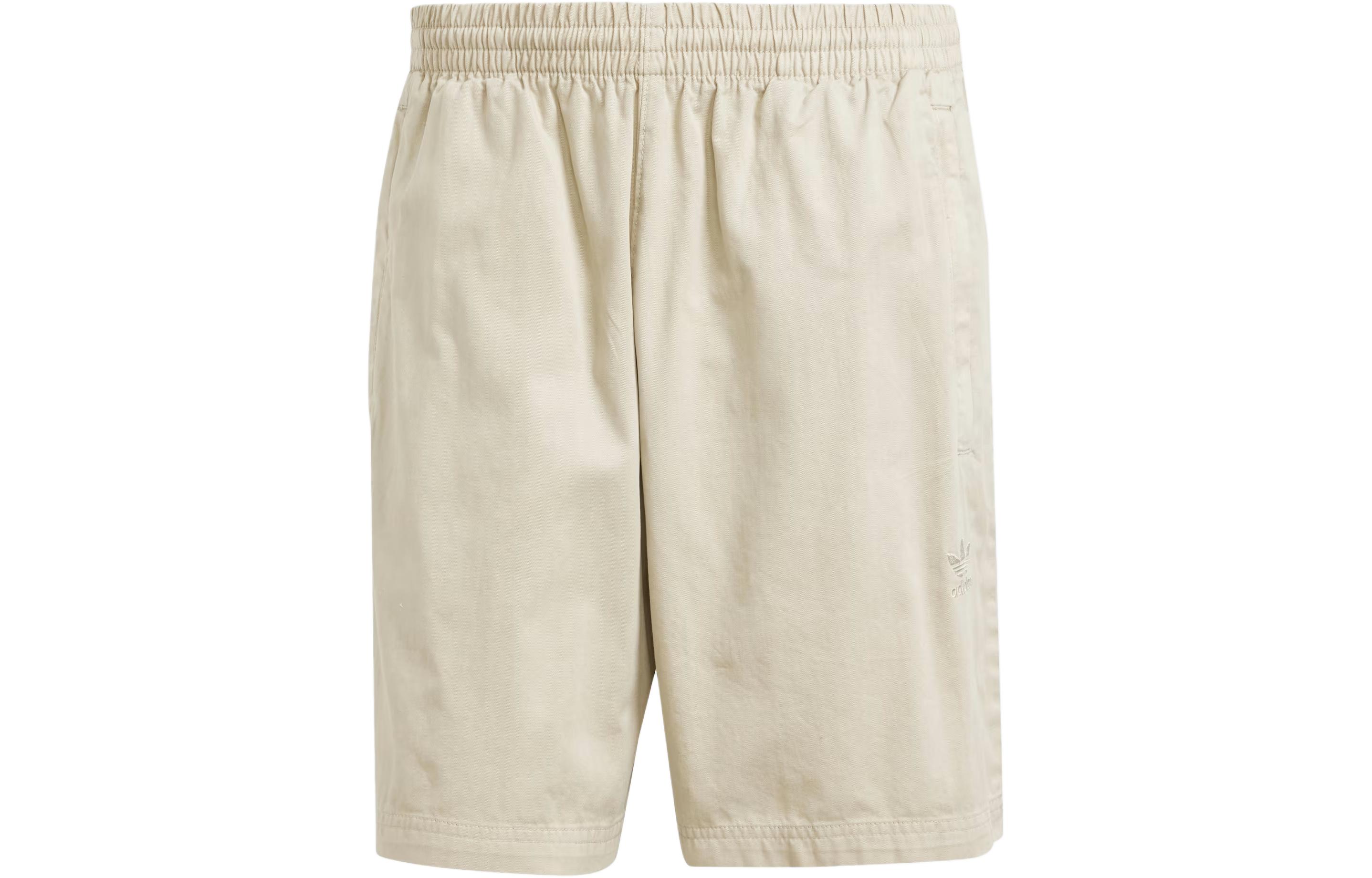 Adidas Originals Essential Trefoil Essentials+Dye Woven Shorts Casual Shorts Men s Greige IS1733