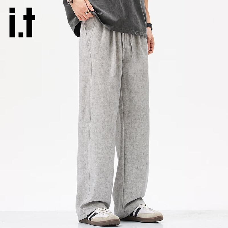 Izzue IT Men's Pure Cotton Retro Casual Trousers