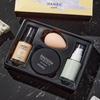 Han Ruu 4-Piece Makeup Set: Concealer, Foundation, Primer, Loose Powder for Beginners
