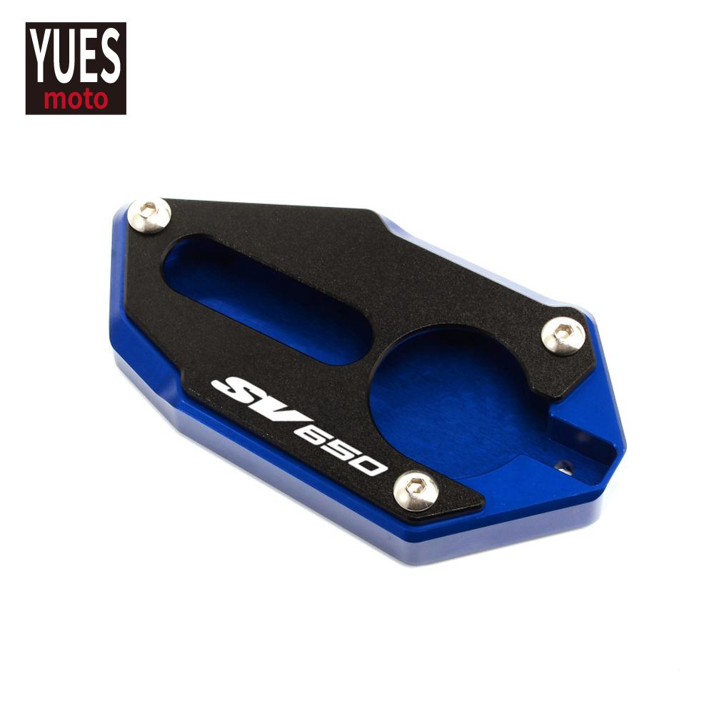 Motorcycle Accessories Kickstand Plate Side Stand Pad Enlarger For SUZUKI SV650X 2018- SV650 SV 650 2016-
