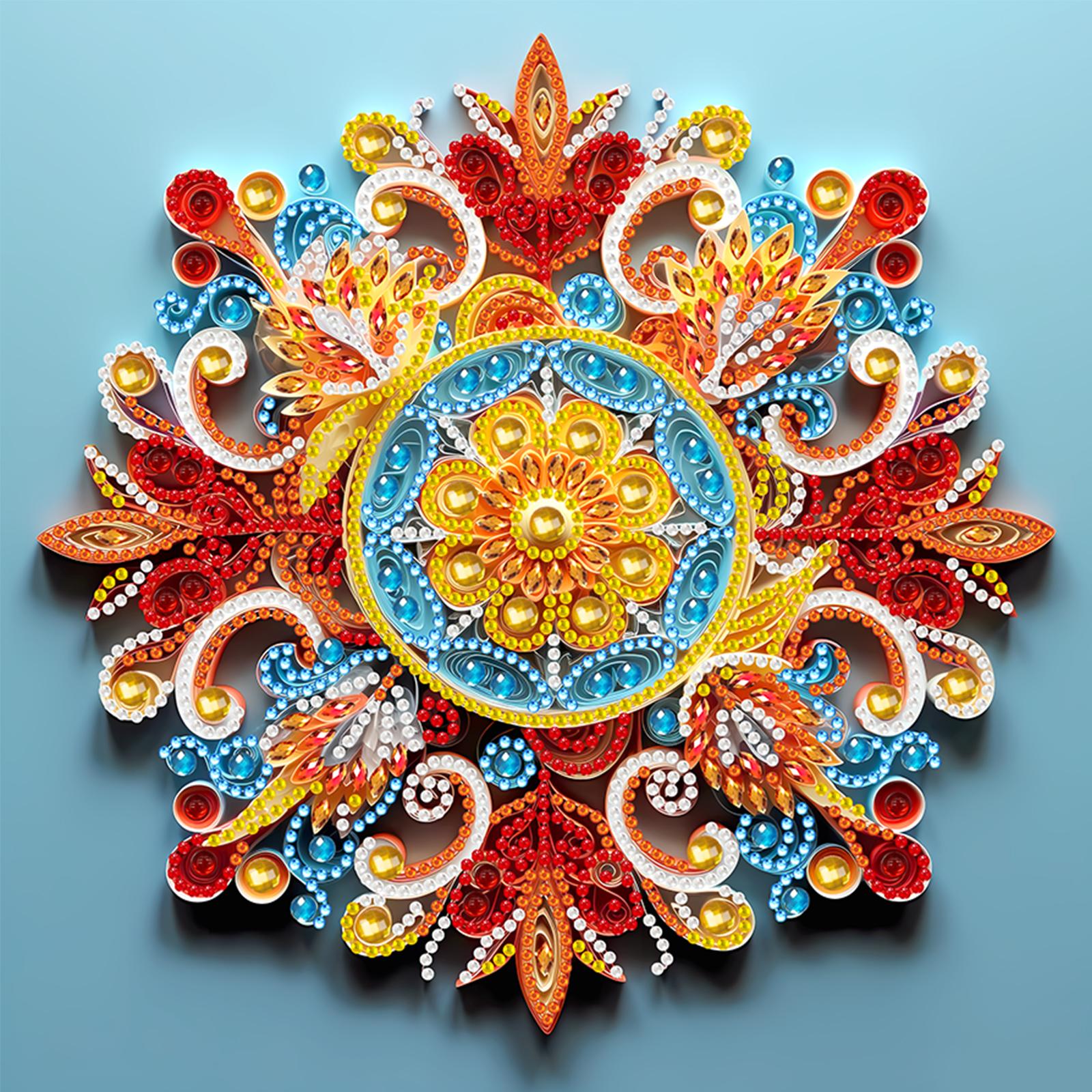 

Abstract Special Shape Quilling DIY Partial Drill Diamond Art Kit 30x30cm Crystal Diamond Art for Adults Home Wall Decor