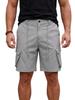 Men's Work Shorts Lightweight Quick Dry Cargo Shorts Loose Fit Multi Pocket Casual Knee Length Shorts for Outdoor Activities