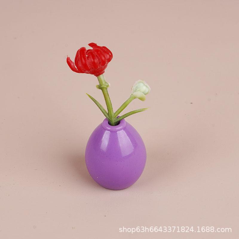 Kreative Retro Mini Vase Bogu Ständer Blumenständer Ausstellungsständer Modell Ornament Puppenhaus Spielhaus Kinderspielzeug