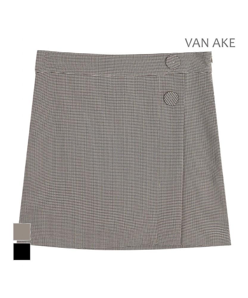 VANAKE Houndstooth Check Skirt_Va88Skmd03Z