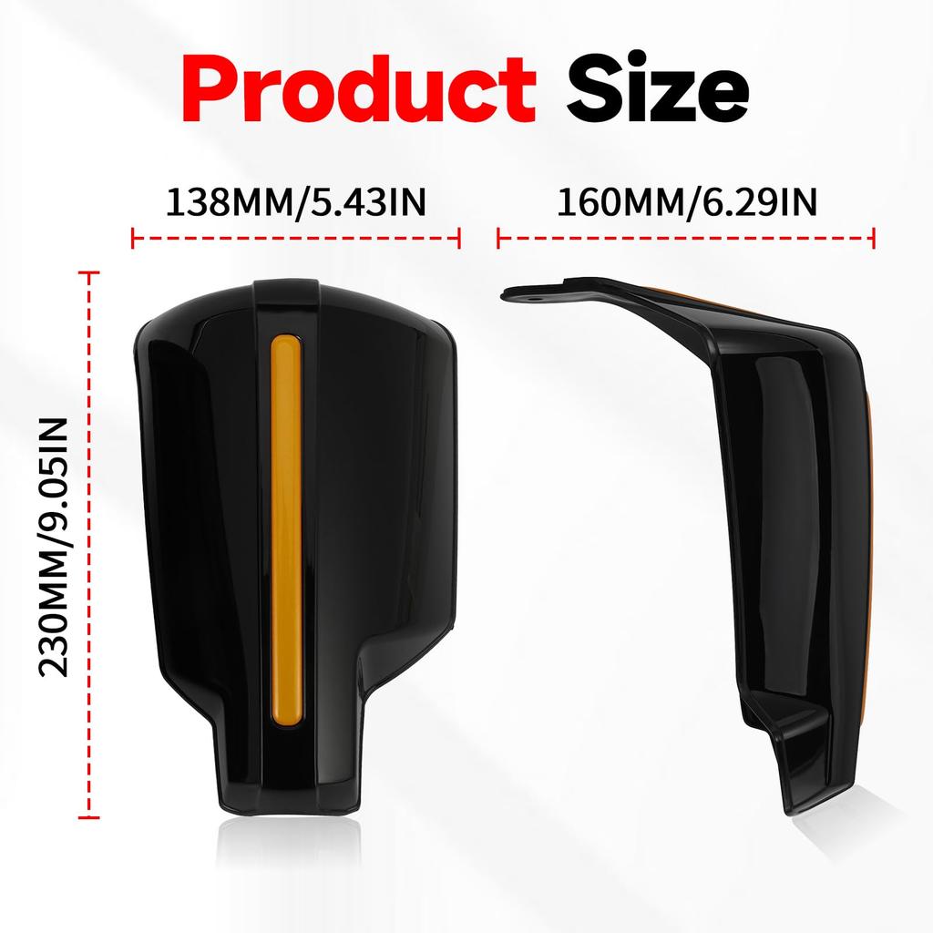 JFG Motorcycle Rain Stone High Cold Universal Fit for Knuckle Handle Knuckle Visors Handguards, Windscreen, Guard, Guard, Durability, Protection,