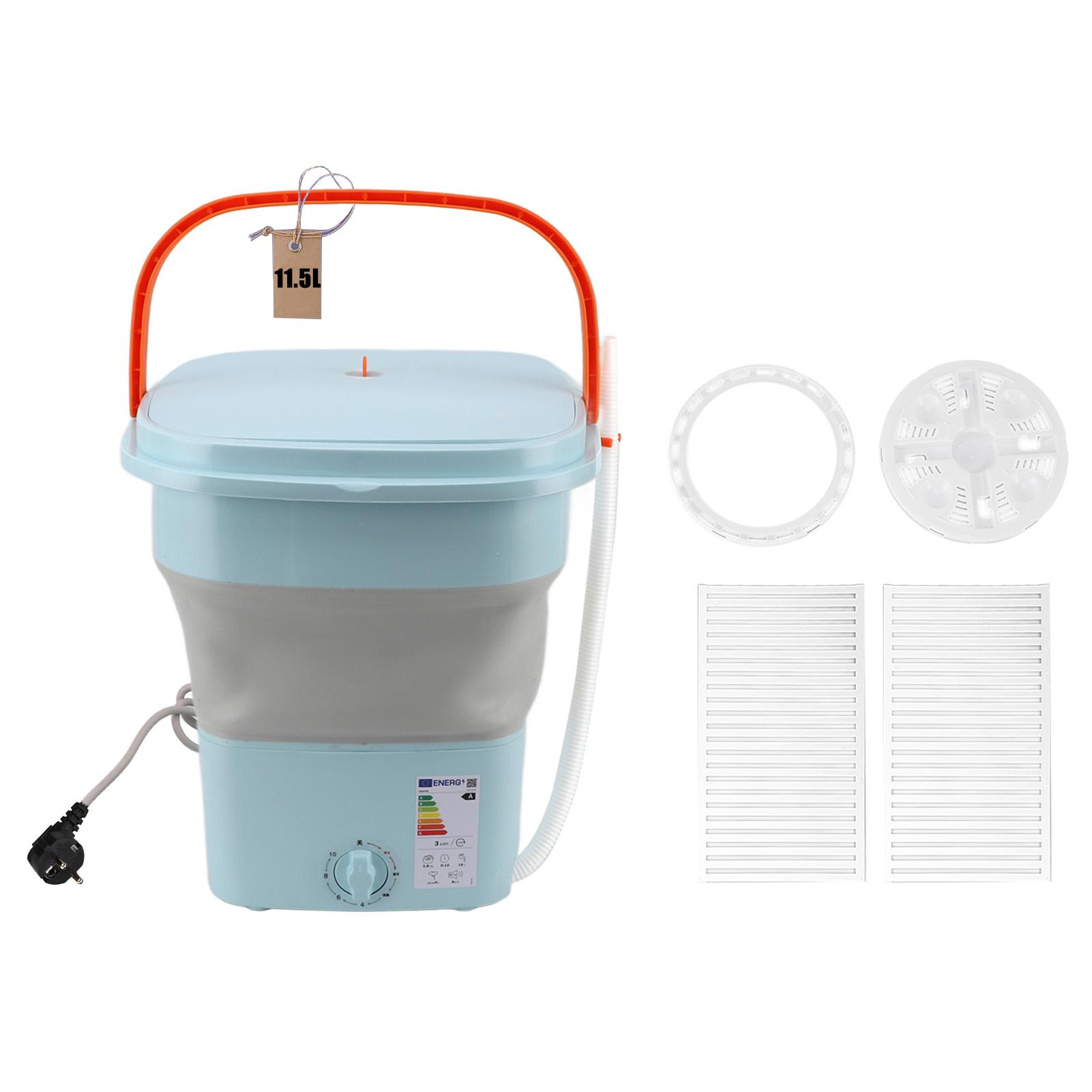 

Портативная стиральная машина Многофункциональная полностью автоматическая высокоэффективная складная стиральная машина для синий