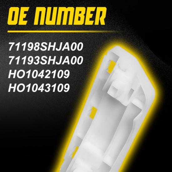 New Front Bumper Spacer Side Bracket Set For 2005-2010 Honda Odyssey HO1043109