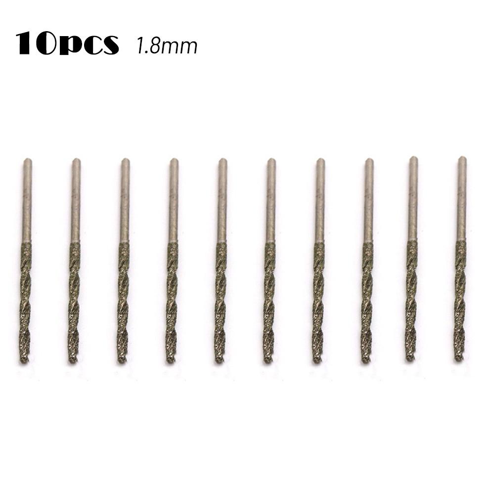High Speed Spiral Drill Bits for Pendants Cobblestone Set of 10