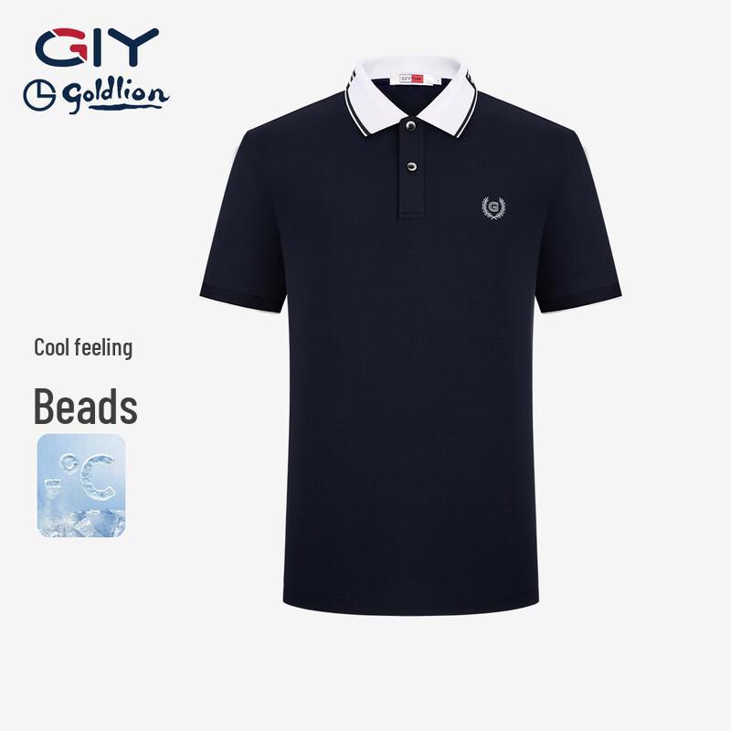 

Goldlion Men s Summer Casual Breathable Polo T-shirt XL
