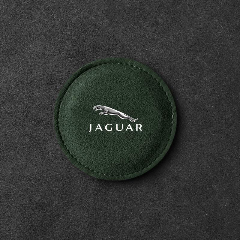 New Car Cup Holder Pad PU Leather Slot Non-slip Coaster Mat For Jaguar XF XE XJ XJ8 X351 F Pace X Type F Type Necklace Tijera Ropa Llavero