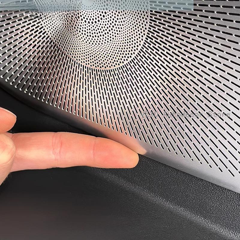 For CHERY JAECOO J7 PHEV Tansuo 06 2024 2025 Car Dashboard Horn Cover Stainless Steel Speaker Audio Sticker Decor Interior