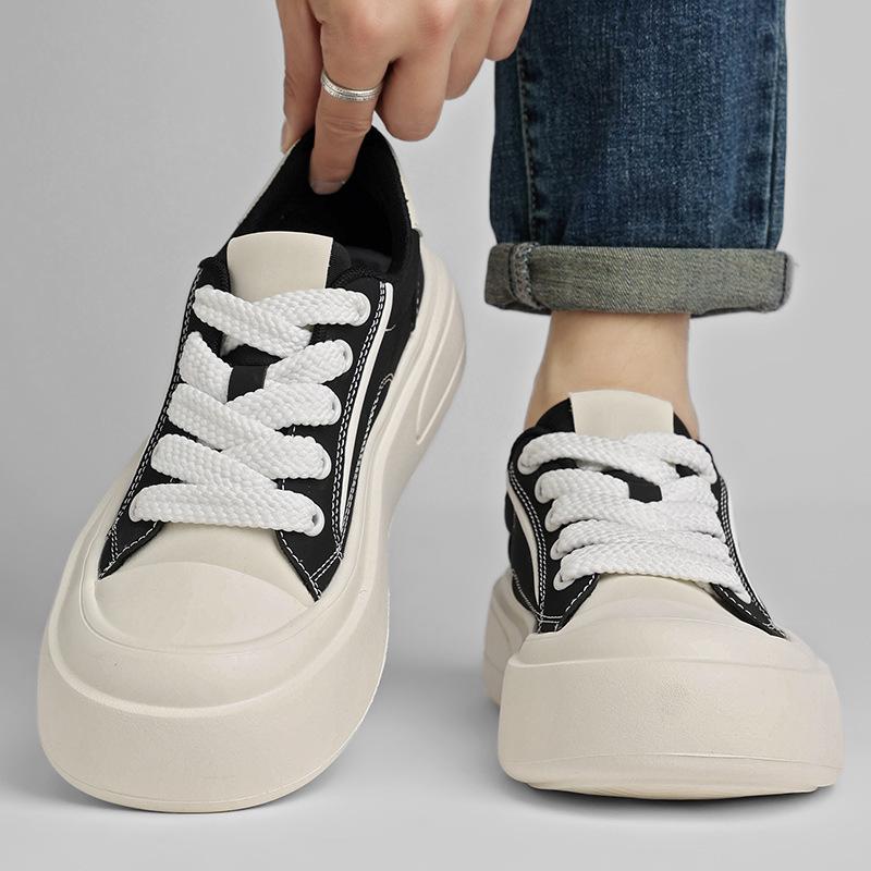 Canvas shoes summer new platform casual shoes board shoes light breathable platform tide shoes