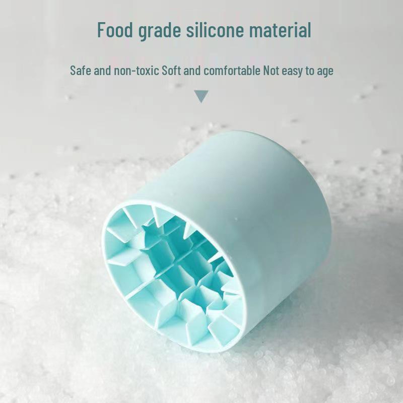 3D Round Ice Cube Mold, Easy Release Food-Grade Silicone, 1.3cm Cubes