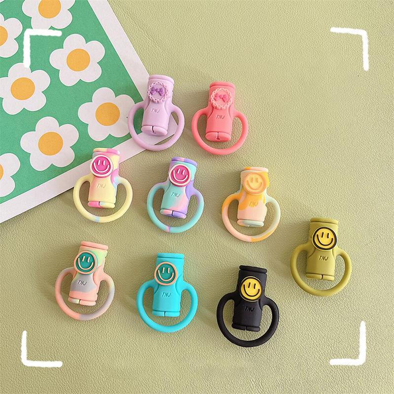 

Cartoon Cable Soft Silicone Protector Cord Wire Charging Cable Winder Protector