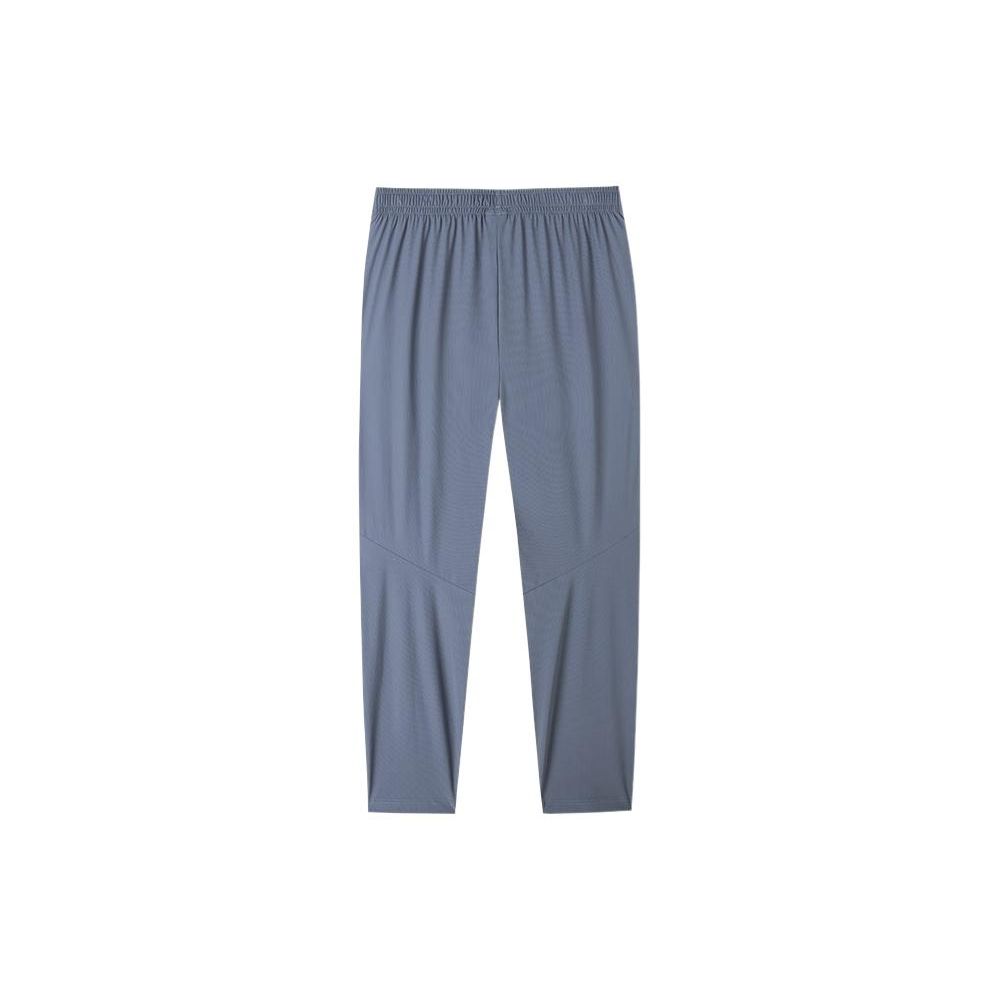 Anta Solid Color Breathable Sports Pants Men bottoms Navy-Blue Gray 952227755-2