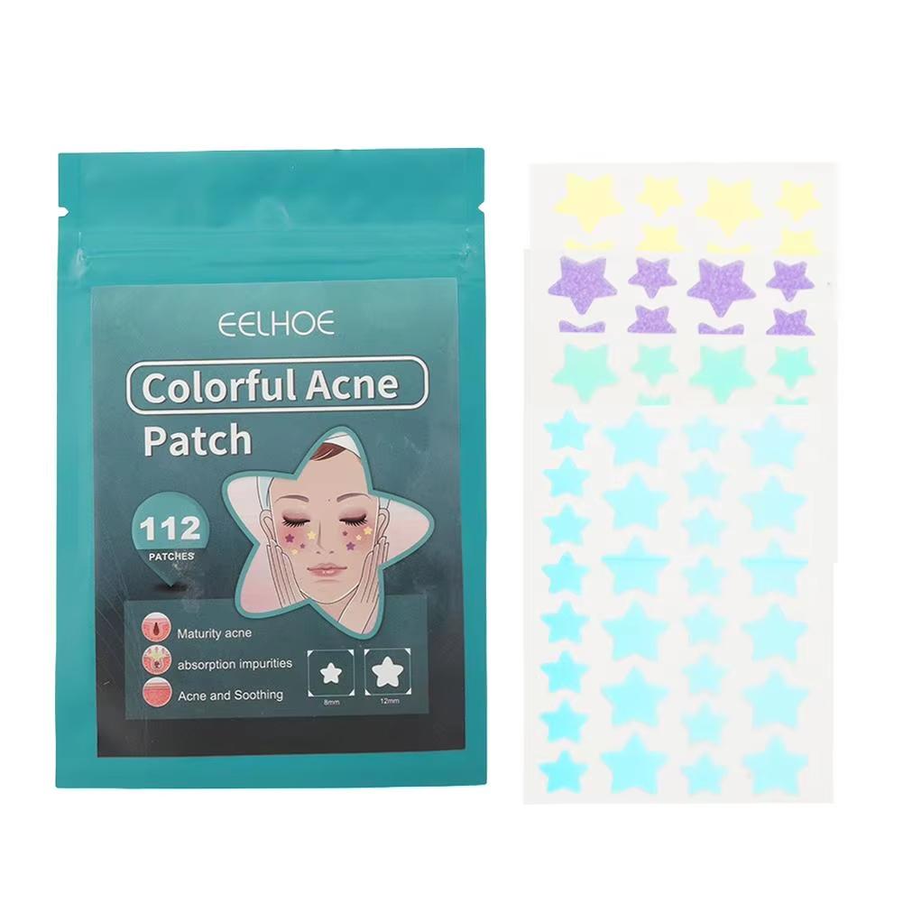 

112Pcs Acne Mask Patch Set Facial Treatment Desalinating Pimple & Marks Patch Mild Non-Irritating Healing Skin Care for Acne