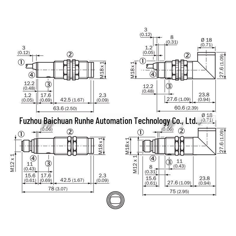 Sick Sensor VTF18-4N1212: Diffuse Reflection Photoelectric Switch, Model 1037395, Brand New VTF18-4N1212