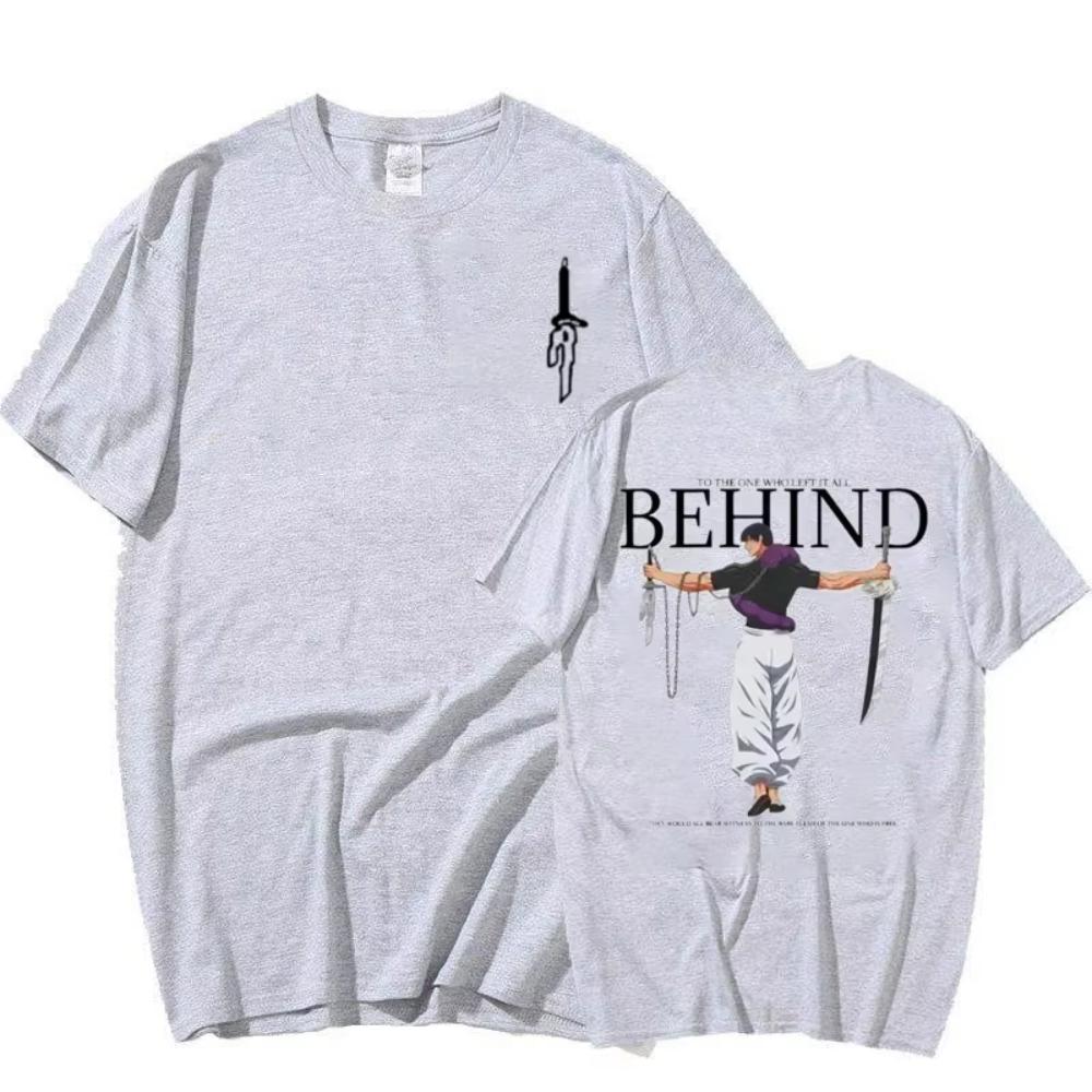 

New Anime Fushiguro Toji To The One Who Lfft It All Behind Graphic Cotton Printed T Shirt Men Women Harajuku T-shirts Y2k Tops S