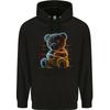 An Urban Teddy Bear hoodie-Casual Pullover Sweatshirt