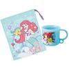 Skater Lunch Box Plastic Cup, 200ml, for Kids, Antibacterial, Dishwasher Safe, Made In Japan, Disney Ariel, 24 KE5AAG