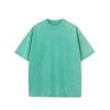 Herren Schweres Gewaschenes Vintage Lockeres Drop Shoulder Kurzarm T-Shirt