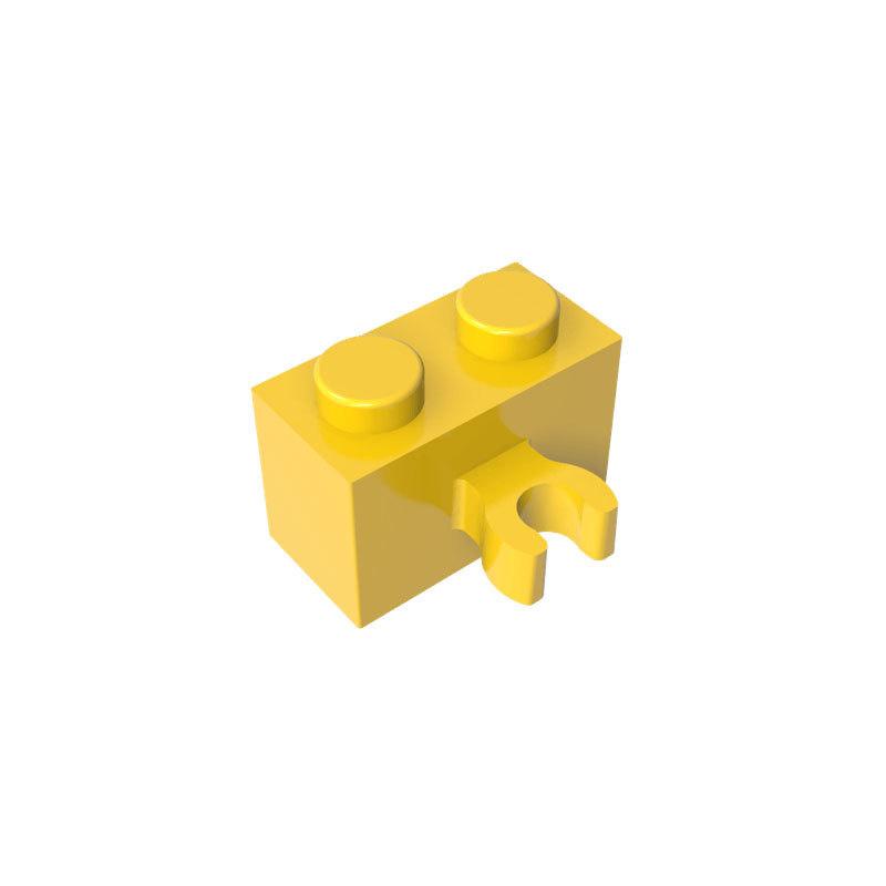 10pcs MOC Parts 95820 30237 Brick Special 1 X 2 with Clip Compatible Bricks Assmble Building Blocks Particle Toy Gift