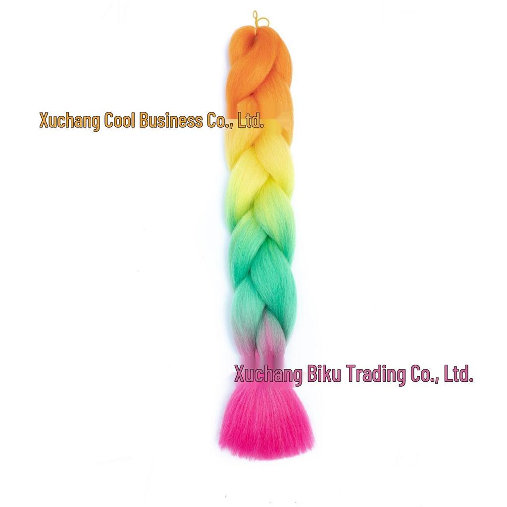 Three, Four, Five-Color Gradient High-Temp Fiber Jumbo Braid Material