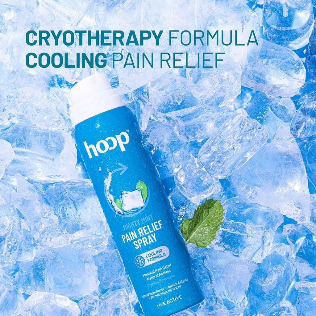 Hoop Pain Relief Spray 80 G For Instant Muscle, Back, Leg, Knee, Shoulder, Neck & Sports Injury Relief