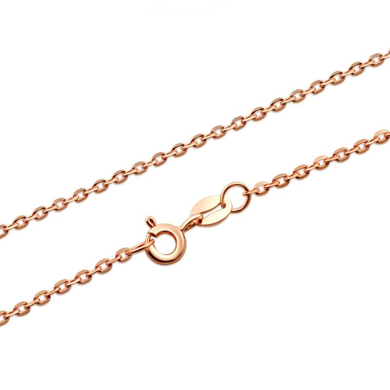 BELLA BOX Rose Gold SimpleTemperament Gorgeous Pendant Clavicle Chain  For Women Charm Wedding Engagement Fine Jewelry New Trendy