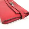 HERMES Kelly wallet Long wallet Long Wallet Chevre RedBased/SilverHardware