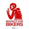 Car Motorcycle1pc 15x11CM Respect Biker Decor Sticker For On  Vinyl 3D Stickers Motorcycle Vinyl 3D Stickers And Decals Worldmum