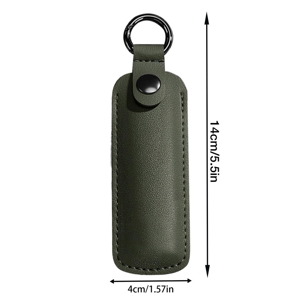 USB Flash Drive Pouch USB Storage Leather Case Protective Cover USB Drive Protection Box With Key Ring For U Disk Flash Drive